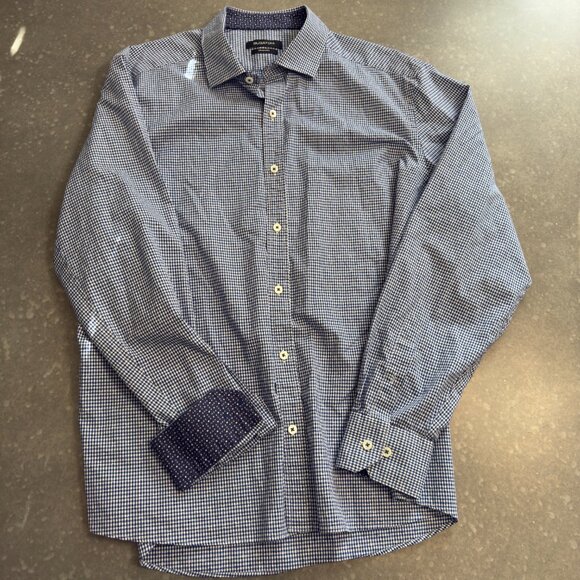 Bugatchi Shapped Fit Mens Shirt - Picture 5 of 10